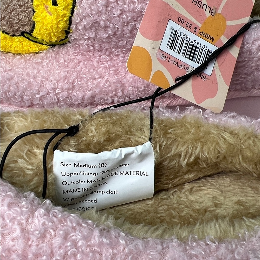 Ella & Joy Platform Slippers Avocado Blush Pink - Picture 8 of 8